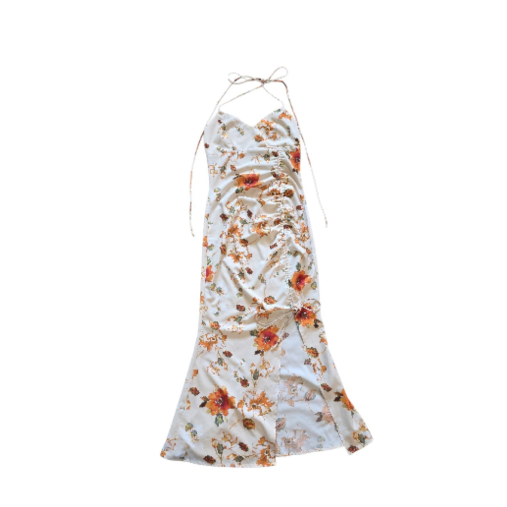 Zaful dress Floral Long Size 4 Maxi
